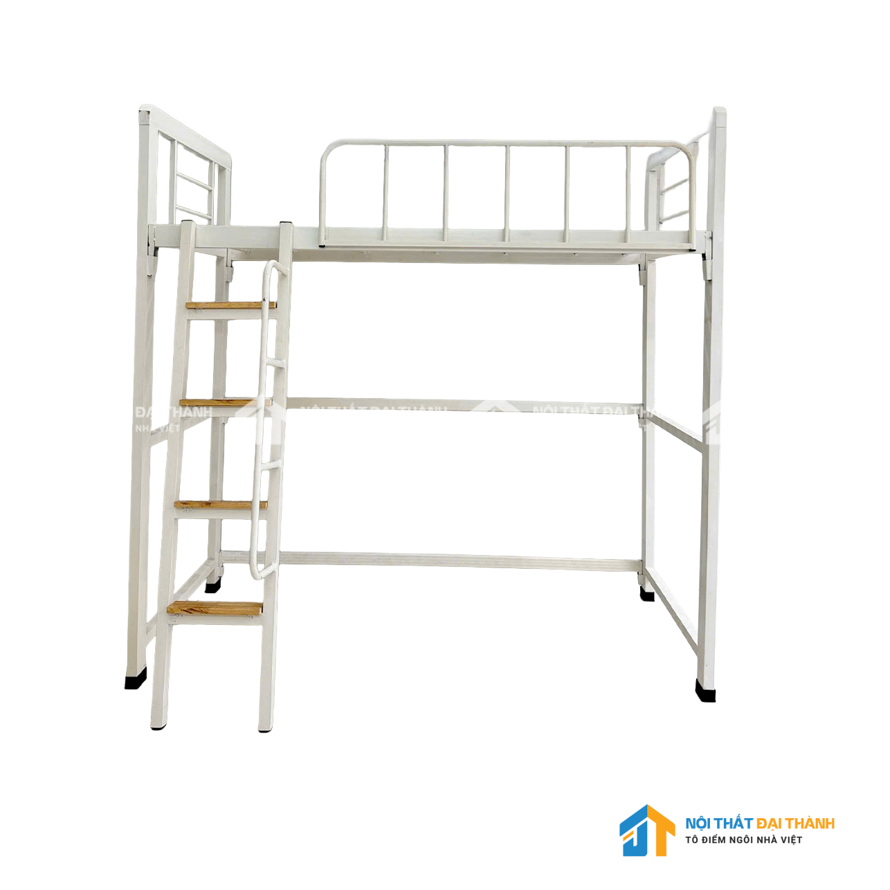 Giường sắt hộp 1 tầng trên cao cấp Đại Thành 80cmx2mx2m3 (3)